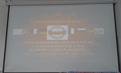 Jazykový kvet 2015&nbsp;- 1